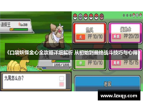 《口袋妖怪金心全攻略详细解析 从初始到最终战斗技巧与心得》